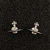 Vivienne Westwood Orecchini Vivienne Westwood Pierce sfera massiccia argento 1,8 cm con custodi...