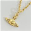 Vivienne Westwood Collana Vivienne Westwood mini sfera bassorilievo oro 1,7 cm con sacchetto NO...
