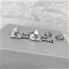 Vivienne Westwood Orecchini Vivienne Westwood Pierce cuore perle argento con custodia NO SCATOLA