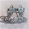 Vivienne Westwood Orecchini Vivienne Westwood in argento traforato 1,3 cm con custodia NO SCATOLA