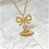 Vivienne Westwood Collana Vivienne Westwood OCTAVIE nastro sfera oro rosa superiore. 2 cm x 1,5...