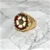 Vivienne Westwood Anello Vivienne Westwood misura 6,5-7 oro rosso rosa Tudor con custodia NO SC...
