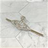 Vivienne Westwood barra clip sfera argento 5,6 cm con custodia NO SCATOLA