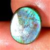 Gemstonedesire 5,30 ct.100% naturale multi fuoco ammolite ovale cabochon 10 x 13 x 3 mm piet...