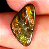Gemstonedesire 5,60 ct. 100% naturale multi fuoco ammolite fantasia cabochon 10 x 17 x 3 mm ...