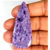 Gemstonedesire 49,30 ct. Pietra preziosa superiore naturale super viola blu Charoite Pear Ca...