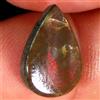 Gemstonedesire 4,00 ct. 100% naturale multi fuoco ammolite pera cabochon 10 x 14 x 3 mm piet...
