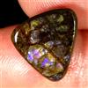 Gemstonedesire 5,30 ct. 100% naturale multi fuoco ammolite fantasia cabochon 12 x 12 x 3 mm ...