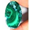 Gemstonedesire 93,80 ct .100% naturale grande malachite crisocolla ovale cabina 32 x 53 x 4 ...