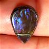 Gemstonedesire 5,80 ct. 100% naturale multi fuoco ammolite pera cabochon 10 x 15 x 4 mm piet...