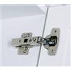 Hushed Hardware Confezione da 20 cerniere per armadietti con sovrapposizione completa senza cornice, velocità di chiusura ammortizzata, cerniere a chiusura ammortizzata di alta qualità per mobili da