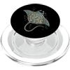 Manta Mandala Subacqueo Immersioni Ocean Manta Ray Mandala PopSockets PopGrip per MagSafe