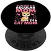 I'm Not A Regular Mom I'm A Cat Mom Kitt Non sono una mamma normale, sono una mamma gatto PopSockets PopGrip Adesivo