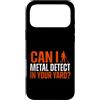 Gamer Retro Detector Humor Humorous Custodia per iPhone 17 Pro Max Divertente detto metallo rileva il tuo cortile sarcastico