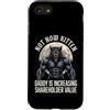 Gattino Divertente Meme Del Lupo Mannaro Custodia per iPhone SE (2020) / 7/8 Not Now Kitten Daddy Is Increasing Shareholder Value