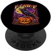 Halloween Costume Vintage Spooky Season Halloween Raven F-Caw-F Divertente Bootleg Meme Halloween PopSockets PopGrip Adesivo