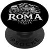 Desert Merch Rome Italy Shop Roma Lazio Italia Paesaggio urbano xilografia PopSockets PopGrip Adesivo