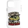 Lakelandwholesale1 Shirt Company Custodia per iPhone 16 Pro Max I Gotta See The Candy First Funny Reaper Van Graphic