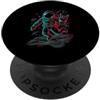 Astronaut Galaxy Space Planet Galaxy Uni Astronauta Rock On Sign Galaxy Outer Space Science Universe PopSockets PopGrip Adesivo