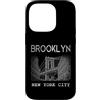 Brooklyn NY Souvenir Shirts Custodia per iPhone 14 Pro Brooklyn NY Vintage Sport Blu Retro Testo