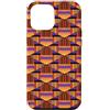 Diaspora Design Lab Custodia per iPhone 12 Pro Max Motivo geometrico vivace Kente