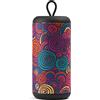 Music Sound | SPEAKER Vertical | Speaker Bluetooth 5.0 Outdoor - 5 Watt di Potenza - PlayTime 4 Ore - Ricarica 1,5 Ore - Entrate micro SD, USB key e Cavo AUX - Fantasia Cerchi