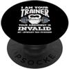 Funny Fitness Gym Quotes & Personal Trai Divertente Personal Trainer Apprezzo il tuo entusiasmo PopSockets PopGrip Adesivo