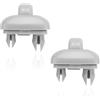 VAGCARS 2 ganci a clip per aletta parasole, staffa appendiabiti per aletta parasole auto, clip di ricambio per aletta parasole compatibili con Audi A1 A3 A4 A5 Q3 Q5 A7 B6 B7 B8 S4 S5, OEM #8U0857562A