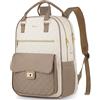 RJEU Zaino da donna per computer portatile 15,6/17,3 pollici, zaino per la scuola, per ragazze e adolescenti, borsa da lavoro, zaino da donna, regalo per donne