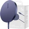 Baseus Caricabatterie induttivo magnetico Baseus Simple Mini3 15W (viola)