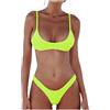 Jinitaimei Bikini Donna Costumi da Bagno Donna Due Pezzi Costume Mare Push up Sexy Set Bikini Brasiliana Perizoma Vita Alta Triangolo Spiaggia Swimwear