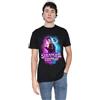 Stranger Things Steve Harrington - Metall Burst Unisex T-Shirt Nero 100% Cotone Regular