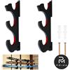 Supporto da parete per spada ZestEcho 3 livelli per katana e wakizashi nero