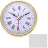 PATIKIL Movimento Orologio Classico 2.6 Pollici/65mm Oro Numerazione Romana