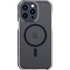 tech21 Evo Crystal - Custodia protettiva per iPhone 15 Pro Max, compatibile con MagSafe, colore: Titanio blu