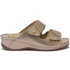 Scholl Nives, Sandali Donna a 2 cinturini con tecnologia in Memory Cushion - Oro - 37 EU