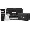 DIAMOND INTERNATIONAL JEEP FREEDOM, Confezione Regalo, Dopobarba e Gel Doccia 200ml + Beauty Case | Fragranza Fresca e Delicata