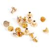 Walfront 10 Set 8mm Rivetti Pelle Bottoni, Vite Nail cap Rivetti per Artigianato Cuoio DIYRivetti Pelle Mestiere Riparazione Decorazione