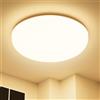 Swoieltr Plafoniera LED Soffitto 36W IP54 Impermeabile, 3000K 4500LM Plafoniera | Lampadario Bagno Moderni, Plafoniera LED Senza Cornice per Bagno, Cucina, Soggiorno, Camera da Letto