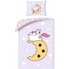 Halantex Pusheen Unicorno Biscotto Luna Copripiumino Singolo 140x200 + Federa 70x90 | Set lenzuola reversibile | Microfibra ultra morbida Oeko-Tex | Licenza ufficiale | Bambine & teen | Regalo | Idea regalo