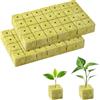 OFFCUP 56 Pz Cubi di Coltivazione in Lana, 4 X 4 X 4 CM Cubi di Lana Roccia, Ockwool Grow Cubes, Rockwool Cube per Serra Idroponica Talee Soilless Cultivation