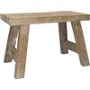 Gisela Graham Piccola panca decorativa rustica in legno