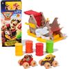 MONSTER JAM, Set Mini Launcher con Monster Truck Die-Cast Monster Mutt ed Earth Shaker in Scala 1:87, Giocattoli per Bambini dai 3-4-5-6 Anni in su