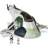 STAR WARS Micro Galaxy SWJ Deluxe (8 Pollici Veicolo e Figura) -Nave stellare di Jango Fett, Multicolore, SWJ0031
