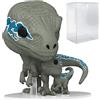 Funko POP Jurassic World Dominion - Blue & Beta [Velociraptor] Vinyl Figure (Bundled con custodia protettiva compatibile), multicolore, 9,5 cm