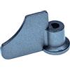 vhbw gancio compatibile con Moulinex STOOMKOKER BREAD MAKER OW200030 (FR) impastatrice - Attacco, 6,6 x 5,1 cm, lega di alluminio grigio