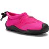 AQUASTIC Scarpe da Scoglio KEA JR per Bambini Taglia 31 EU Scarpe da Nuoto Slip-On con Rete Suola in Gomma Antiscivolo TPR Drenaggio dell'Acqua Protezione e Comfort per Piscina e Spiaggia Rosa