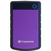 Transcend TS2TSJ25H3P HDD Esterno, 2,50 Pollici, USB 3.0, 2000 GB, Autoalimentato, Viola