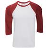 BELLA+CANVAS Canvas - Maglia Maniche Tre Quarti - Uomo