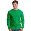 Gildan - Maglia Manica Lunga 100% Cotone - Uomo (L) (Verde irlandese)